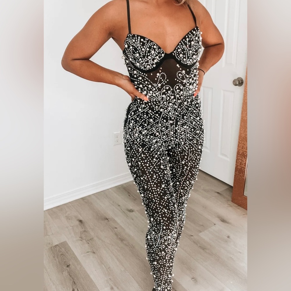 Thomas Runway Arizona studded jumpsuit